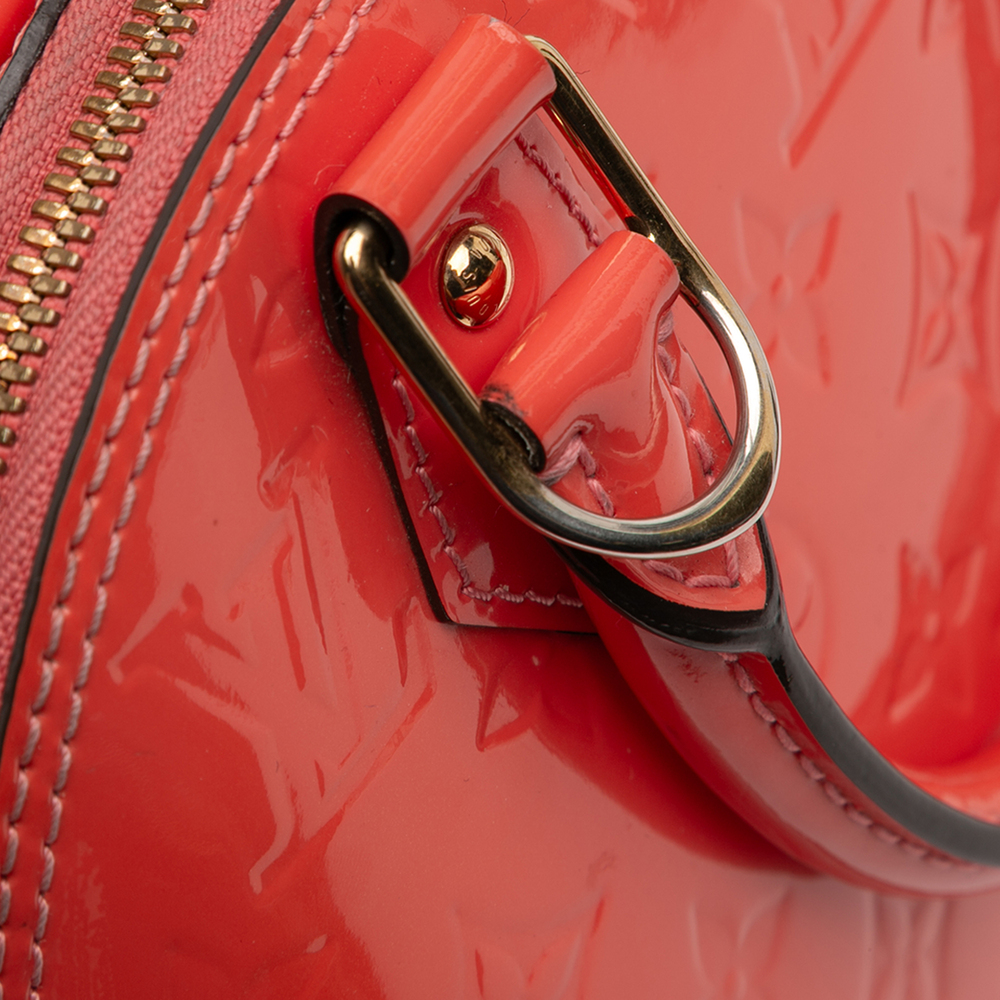 Pre-Loved Louis Vuitton Monogram Vernis Alma BB - Picture 9 of 12